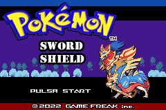 Portada de Pokémon Espada y Escudo GBA