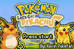 Portada de Pokémon Let's Go Pikachu GBA