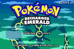 Portada de Pokémon Recharged Emerald
