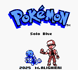 Portada de Pokémon Solo Blue