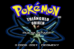 Portada de Pokémon Triángulo Origen